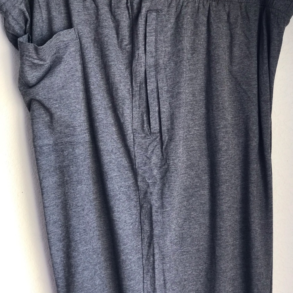 New Alfani Sleep Pajama Pants Men's size XXL Charcoal Gray w/Pockets Drawstring - Picture 9 of 16
